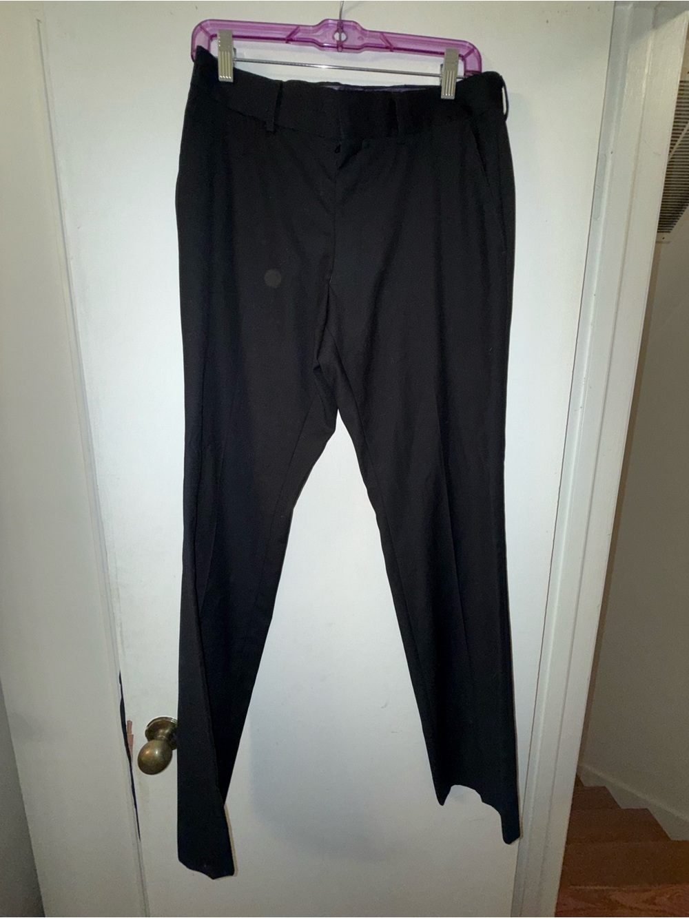 Men's Classic Black Dress Pants - Tailored Fit